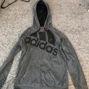 Grey Adidas hoodie